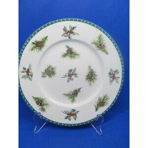 Mikasa Christmas Wish 8 1/2" Salad Plate Ultima + Super Strong China HK713